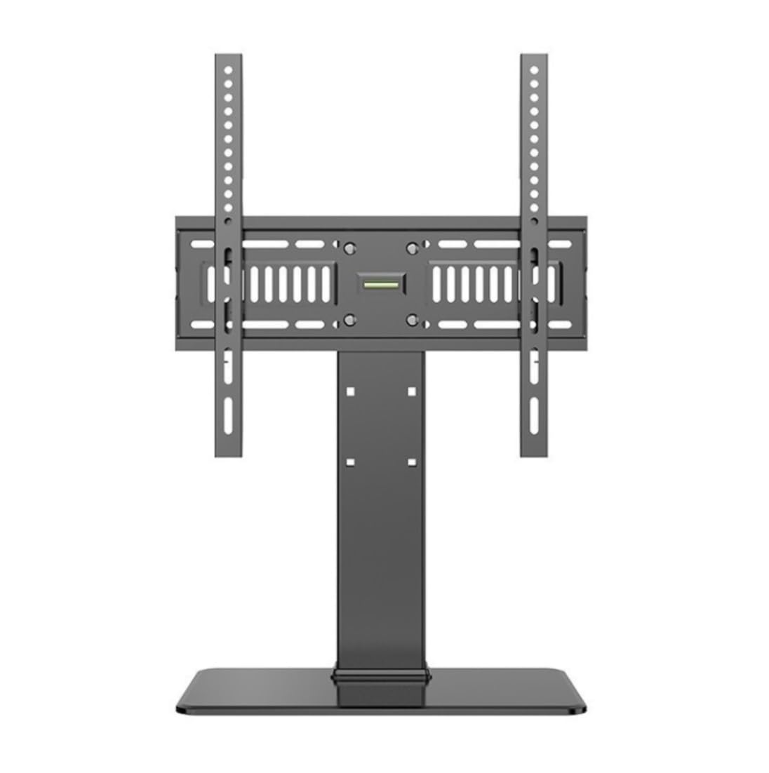 Soporte de TV Ajustable para televisores de 2655 Pulgadas Soporte de Altura Ajustable con Base TemperGlass Soporta hasta 88 Libras Ideal para Uso en Dormitorio y Sala de Estar.