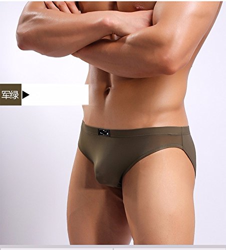 XiaoGao_ Briefs briefs u briefs of briefs of briefs of men briefs,XL army green
