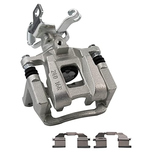 Image of TRQ Rear Right Brake Caliper w /Bracket Passenger Side