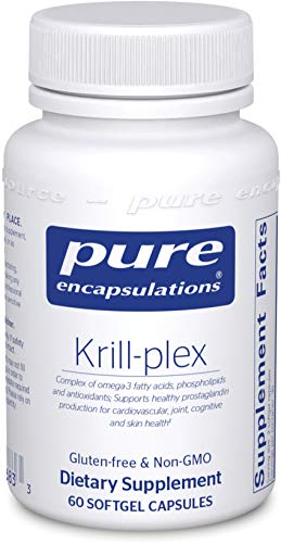 Pure Encapsulations - Krill-Plex - Supports Menstrual Comfort, Heart Health, Joint Support, Cognitive Function and Skin Health - 60 Softgel Capsules