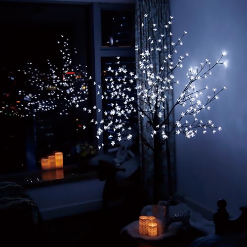 LED Lichterbaum Außen 180 cm 26 CCLIFE LED Lichterbaum 180cm, 336 LEDs Deko mit Memory Funktion, Innen...