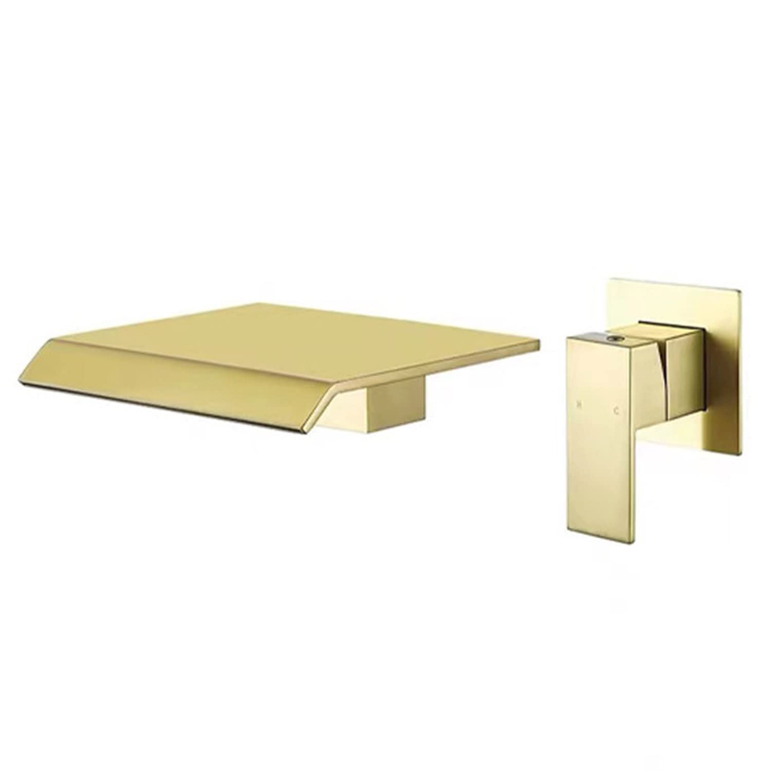 Cascade de salle de bain chromée au fini miroir pour finition Color C