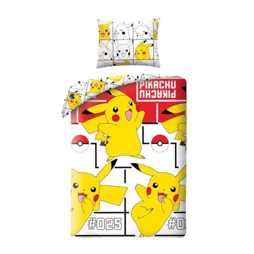 Juego de cama Pikachu 100  algodón funda