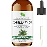Rosemary Oil for Hair Care, 100% Pure, Natural, Undiluted, Unrefined, Therapeutic Grade - Hair Growth Rosemary Oil, 2 oz