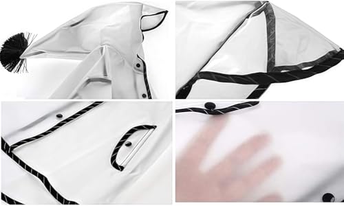 Kids Raincoat EVA Rain Poncho,Portable Hooded Poncho Jacket Rain Coat for Boys Girls Children4