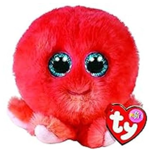Ty- Peluche, Color Rojo, 10 CM (TY42527)