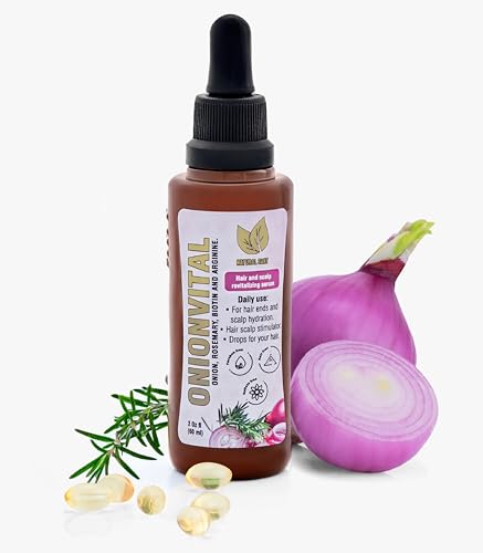 Natural Sant Onionvital Hair Serum with Onion, Rosemary, Biotin &...