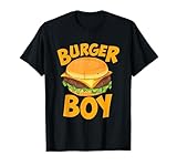 Burger Boy loves Cheeseburger and Hamburger T-Shirt