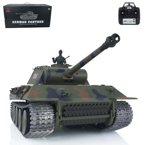 TOUCAN RC HOBBY US in Stock Henglong 1/16 Scale 7.0 Upgraded Metal Version German Panther V RTR RC...