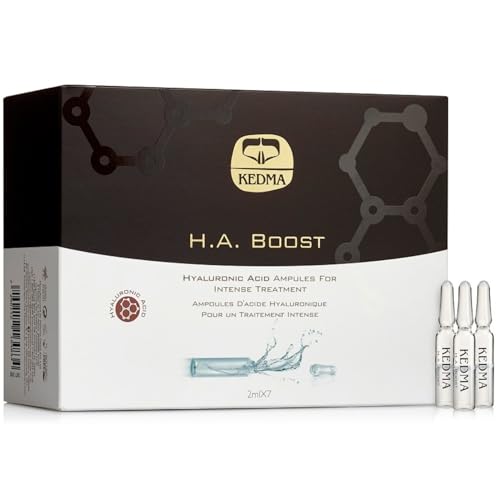 Ampoules concentrées acide hyaluronique Kedma pour un volume instantané de la peau