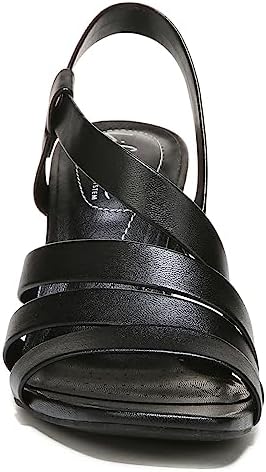 LifeStride Womens Broadway Strappy Dress Heeled Sandal, Black, 9 Wide US | Image 2
