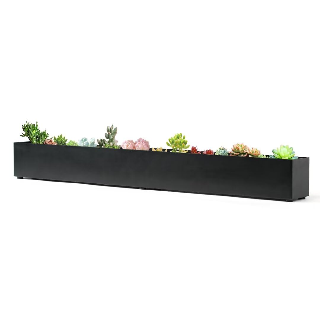 Galvanized Rectangular Planter Boxes