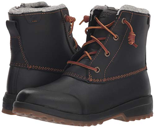Sperry Womens Maritime Repel Boots, Black, 8.5 #TOP6