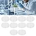 Glass Petri Dishes, Biochemical Laboratory Instruments, Borosilicate Petri Dishes with Lids, Pack of 10