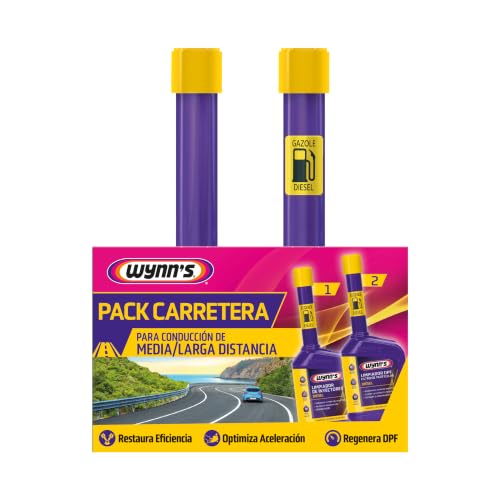 Wynn’s Aditivo Diésel Autopista – Limpia Inyectores Diésel y DPF – 2x325ml