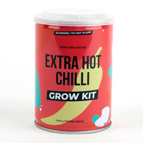 Gift Republic GR850001 Grow Your Own Extra Hot Chilli, Light brown