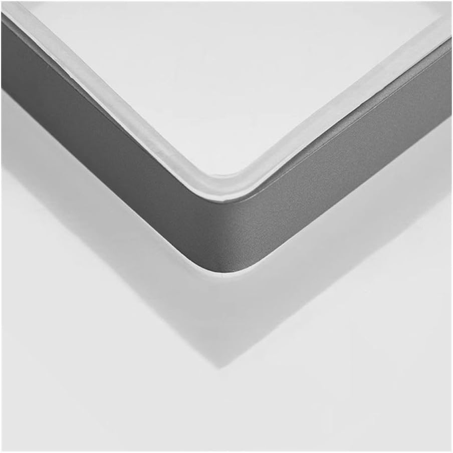 Toilet Brush, Square Frosted Glass Toilet Brus Kit Wall Mounted Stainless Steel Long Handle Toilet Brush White Round Brush Head Toilet Brush,Toilet Brush and Holder Set