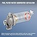 RADHLBNIU Fuel Filter Water Sedimenter Separator Compatible with 1998-2004 Isuzu NPR HD NQR 4HE1 4.8L Replaces# 8971880421 8971880420 97188042