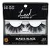 Kiss Lash Couture Matte Black Faux Mink 3D Matte Silk (Pack of 6)