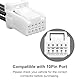 mangoal Dashcam Power Adapter 10 Pin (Model A) Custom for Mazda 6 CX3 CX5 CX5 CX9 CX30 CX50 MX30 and More,GPS Radar Mirror Camera,Connects to Auto Dimming Plug (Hidden in Sensor Shroud)
