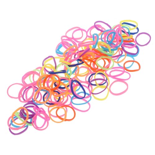 HOMOBABE 500 Piezas de Bandas de Goma Elásticas para Pelo de Mascotas Diseño Multicolor, Alta Elasticidad y Material de Goma para Decoración en Perros y Gatos