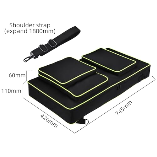 Image of DJ controller portable bag for Alpha Theta DDJ-GRV6 /Pioneer DDJ FLX10 /DDJ 1000 /DDJ 1000SRT Easy carrying to outdoor DJ controller package (For Pioneer ddj FLX10 case)