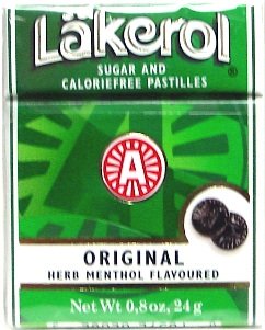 Lakerol Original/Herb Menthol, 0.87-Ounce Boxes (Pack of 24)