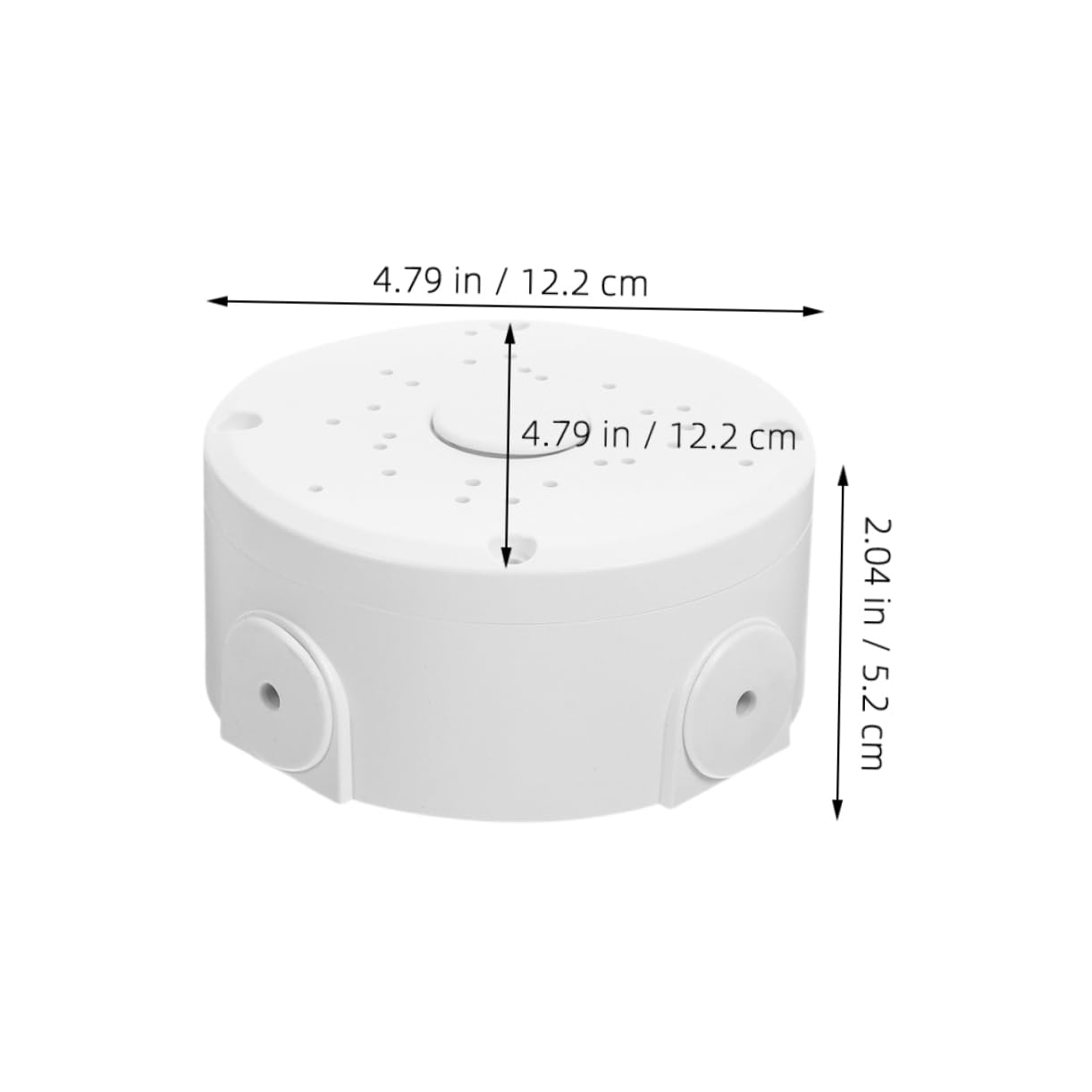 VILLCASE 5 Ensembles Boîte De Jonction Extérieure Pour Caméra De Boîte De Connexion Pour Dissimuler Les Câbles Pour Installation Extérieure Intérieure 2 Pièces * 5