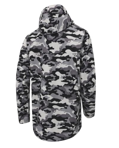 Image of NORDIC OUTLAND Mens Lightweight Hooded Waterproof Rain Jacket Breathable Raincoat Shell for Outdoor Mountain Hiking