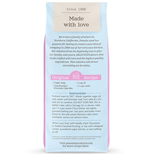 Pamela'S Products 10093709300400 Pamela'S Chocolate Cake Mix, Kosher, Gluten Free & Non-Gmo thumb #1
