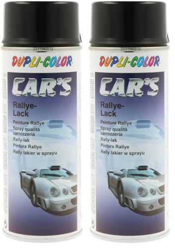 DUPLI-COLOR 385865 CAR´S schwarz glänzend 400 ml (Packung mit 2)