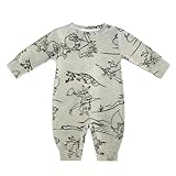 [ロニコン] ロンパース ベビー服 鳥獣戯画 ベビーロンパース 赤ちゃん服 パジャマ 新生児服 カバーオール 長袖 子供服 男の子 女の子 6-9M