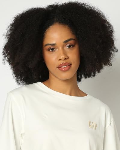 Image of GAP Women Loose Fit Short Sleeves Round Neck T-Shirt