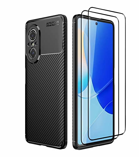 WEIOU Fibra di Carbonio Cover per Huawei Nova 9 SE...
