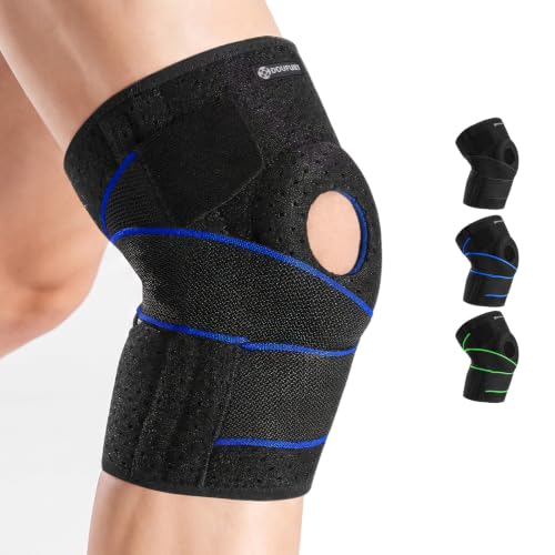 DOUFURT Knee Brace for Men &amp; Women, Side Stabilizers &amp; Patella Gel Pads