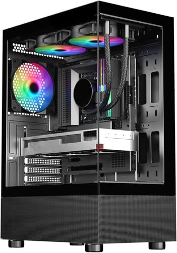 PC Gaming CORE I7 12700F, RTX 5050 8GB, 32GB DDR5 6000MHz, SSD NVMe 1TB, WiFi, Windows 11 Pro, Dissipatore a liquido 240mm, PC Fisso Desktop Completo da Gioco e Lavoro