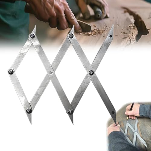 picket master pro 3 point center finder for precise measurements, 3 Point Center Finder Tool for Precise Measurements, woodworking Center Finder Marking Tool, 3-punkt-mittelpunktfinder,equal Spacing