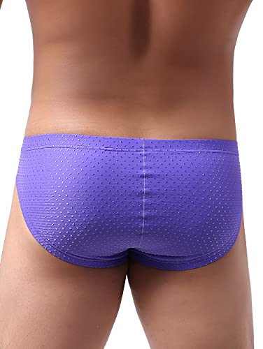 iKingsky Men's Four Way Stretch Pouch Briefs Soft Bulge Underwear Sexy Low Rise Underpanties for Men4