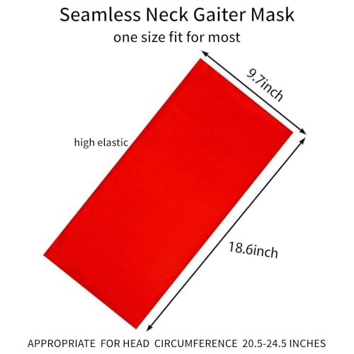 Image of Neck Gaiter Masks Tube Scarf,Seamless Bandanas Buffs Gators,Ourdoor Face Mask Face Covering Multi Headwear