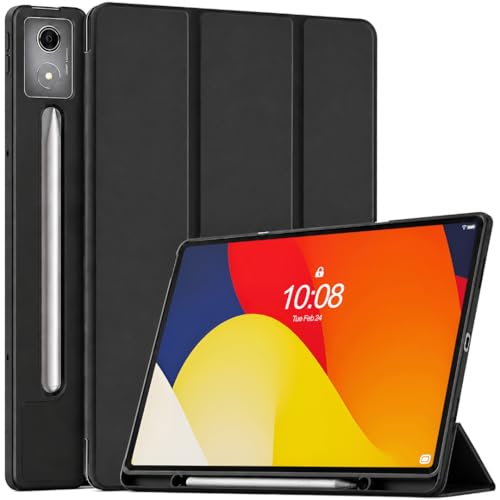 Image of ProElite Cover for Moto Pad 60 Pro 12.7 inch 2025 case Cover, Soft Flexible Flip Case Cover for Moto Pad 60 Pro 12.7 inch 2025 [Recoil Series] - Black