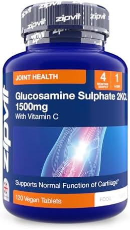 Zipvit Glucosamine Sulphate 2KCl 1500mg with Vitamin C, High Stre...