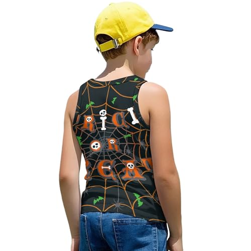 Hawapod Tank Tops For Boys Kids Halloween Costume Gifts Round Neck Sleeveless Tee Athletic Casual Funny Undershirts4