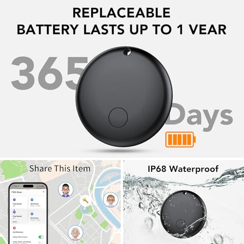 Image of Android Tag Tracker 2 Pack, Bluetooth Tracker Tags, Work with Google Find My Device App (Android Only), Smart Tags for Luggage, Wallet, Vehicles, Keys (Not for iOS)