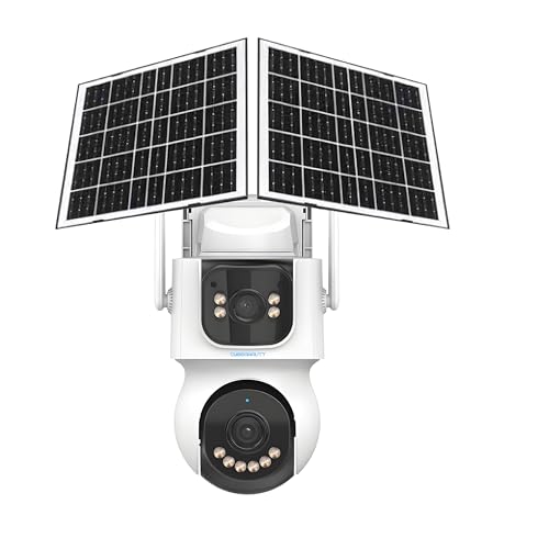 Image of XUGA-Cybernautt Series X2I 8MP PTZ Dual Solar 4G Sim Outdoor CCTV Camera | Color Night Vision | Motion Detection | Water Proof | 10X Zoom | Use Air-tel 4G Sim