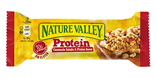 Miniatura 4 de Nature Valley Protein Frutos Secos y Caramelo Salado Barritas de Proteína, 4 x 40g (Paquete de 5)