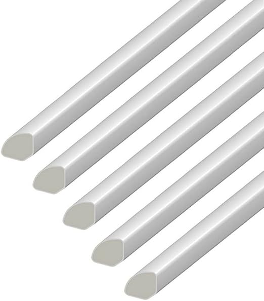 uPVC Plastic Quadrant Trim Window/Tile Beading 17.5mm x 1.5m Length