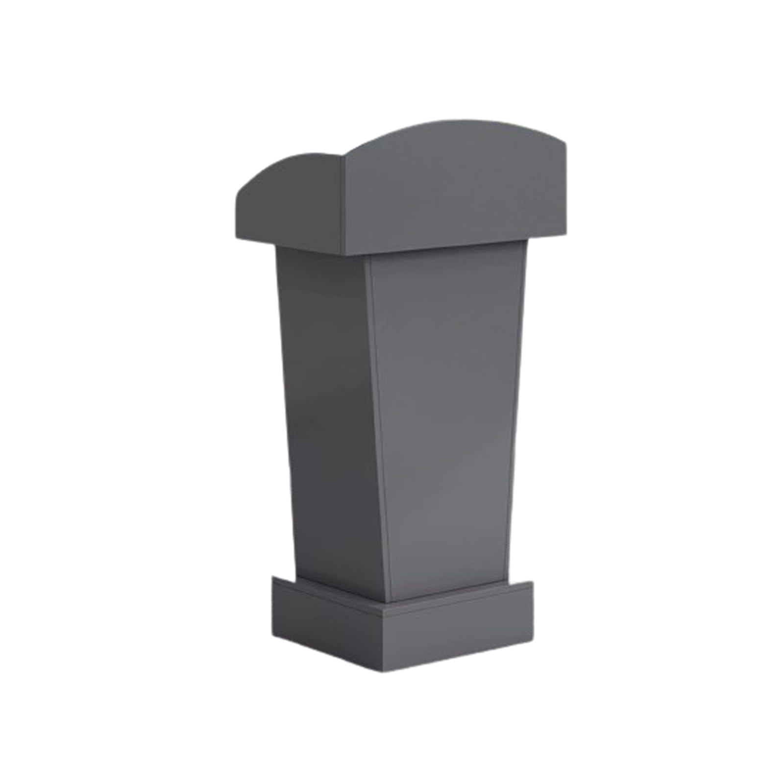 DUANHOZ Presentation Lectern,Lectern Podium Stand, Floor Standing Wooden Speaking Lectern with 2 Storage, Concert Host Presentation Pulpit, Work
