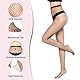 Clundoo 2 PCS Netzstrumpfhose Schwarz, Netzstrumpfhose Schwarz, Strümpfe Strumpfhosen, Elastisch Hohe Taille Strumpfhosen Netzstrümpfe, Black Fishnet Tights für Halloween