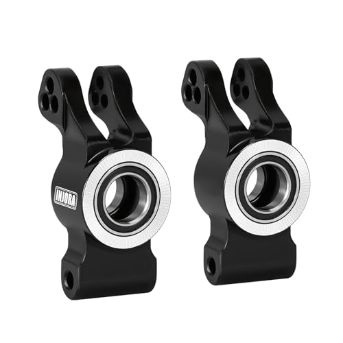 INJORA Fusées Arrière en Aluminium Remplacement pour 1/16 ARRMA Mojave GROM 1/12 Losi Nascar