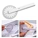 Circular Quilting Ruler with Scaled Roller Wheel Pattern Making Ruler 360 Degrees Rotating Roller Wheel Quilting Ruler